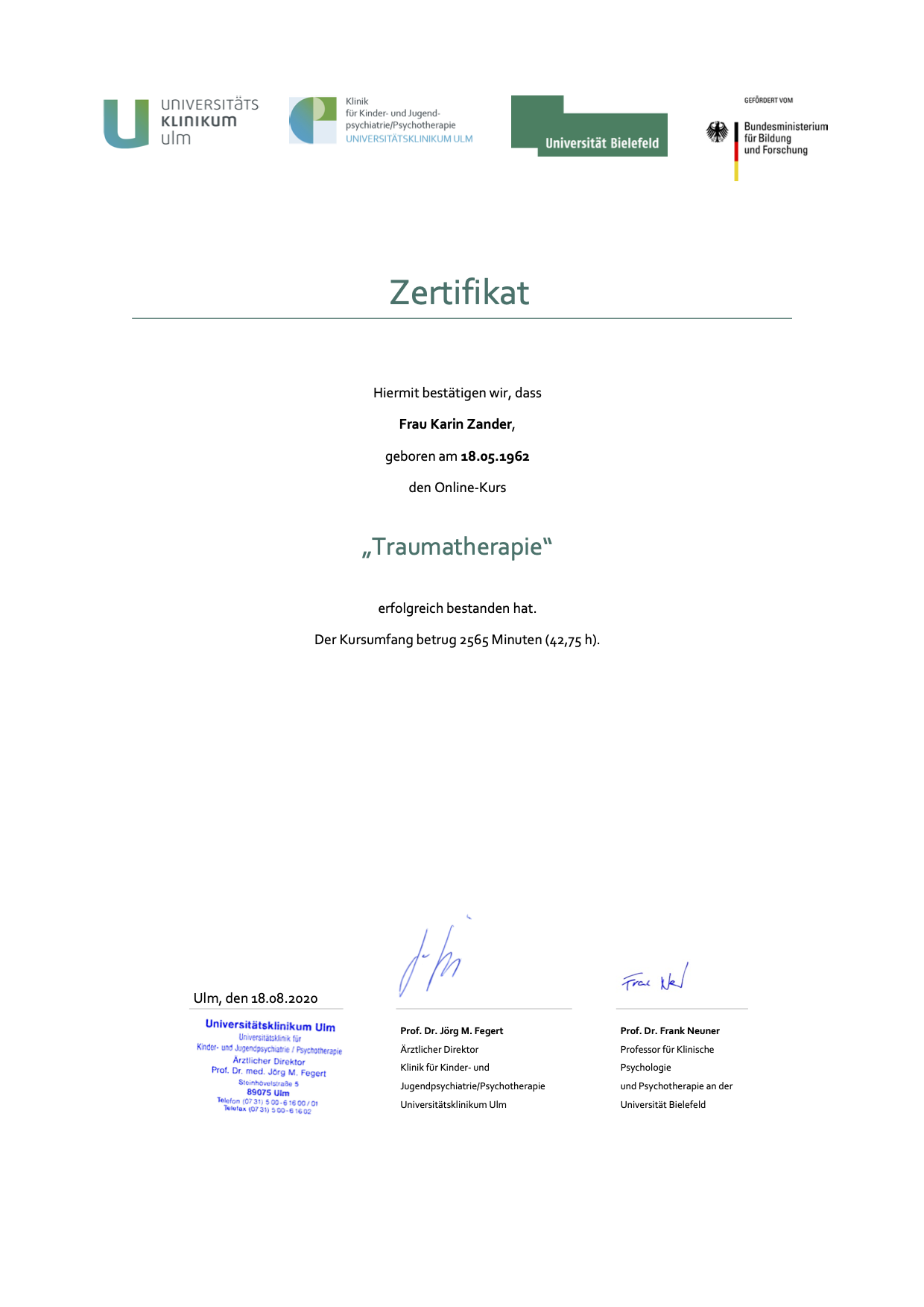 Traumatherapie
